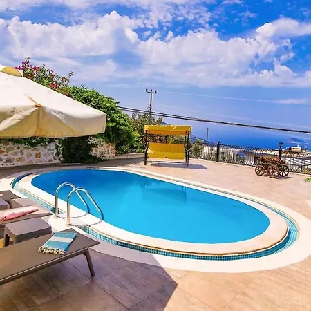 Cozy Kalkan With Private Pool & Sea Views Вилла *